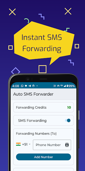 SMS Forwarder: Auto Forwarding Screenshot 0