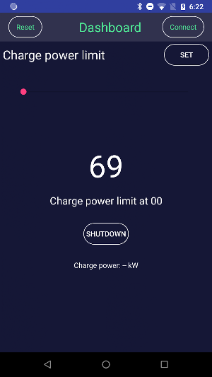 Energ1ca BLE App Screenshot 2