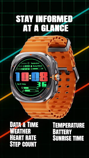 GamePass Pixel Style WatchFace Screenshot 3