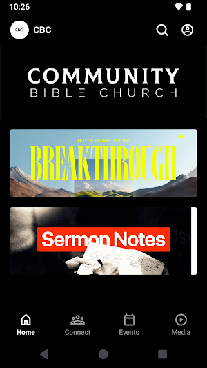 Community Bible Church CBC App Screenshot 0