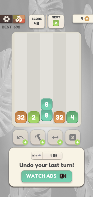 2048: Merge Blocks Screenshot 3
