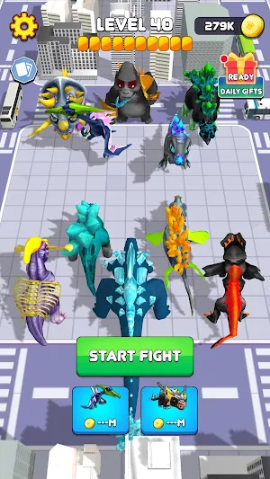 Merge Kog Gozilla Vs Dinosaur Screenshot 1