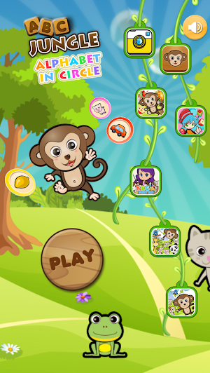 ABC Jungle Alphabet In Circle Screenshot 0