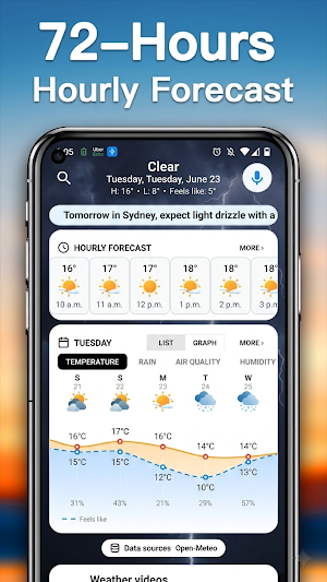 SkyFlow Weather Screenshot 1