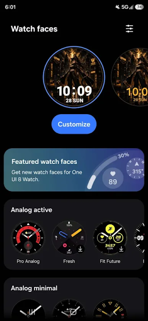 GR Cat Girls Watchfaces Screenshot 1