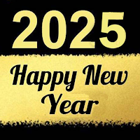 Animated New Year 2025 Sticker