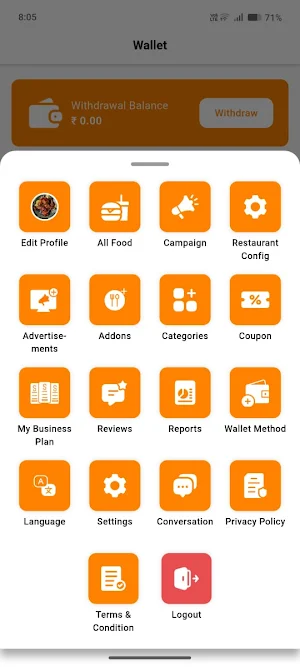 AgtExpress Restaurant Screenshot 0