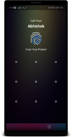 Incoming Call Lock Screenshot 1