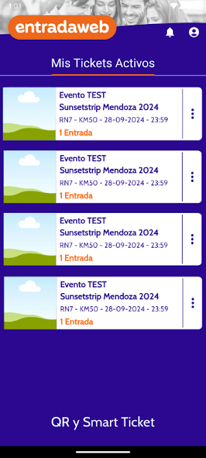 Entradaweb - QR y Smart Ticket Screenshot 2