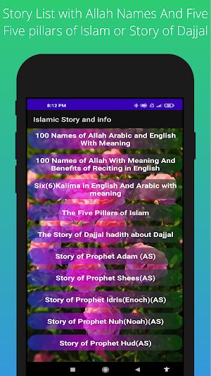 Prophet Stories & Islamic Info Screenshot 0