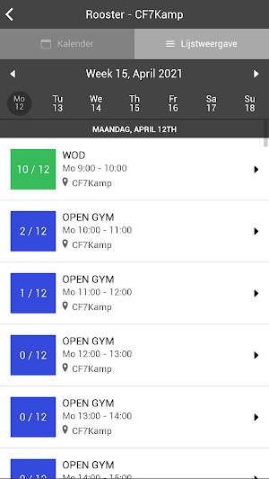 CrossFit 7 Kamp Screenshot 3