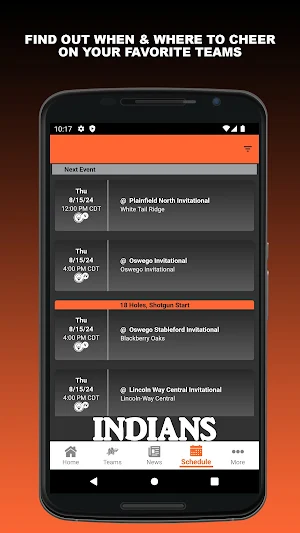 Minooka High School Athletics Screenshot 1