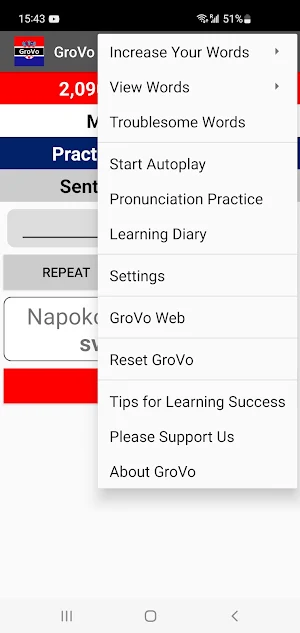 GroVo Croatian Screenshot 1