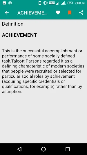 Sociology Dictionary Screenshot 2