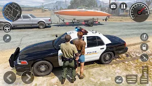 US Police Prado Car Chase Game Screenshot 2
