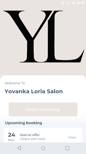 Yovanka Loria Salon Screenshot 0