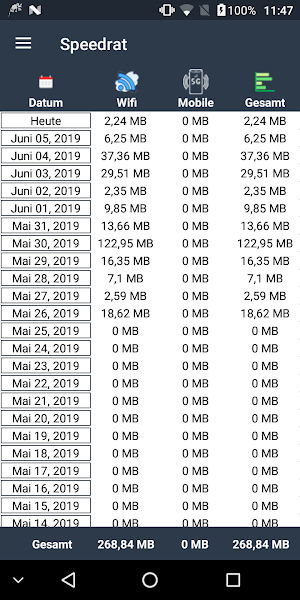 Internetmeter & Datenverbrauch Screenshot 0