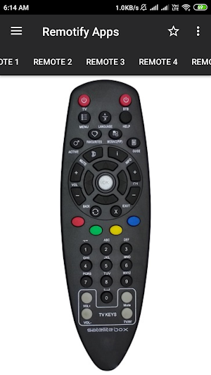 Videocon d2h Remote Control (8 in 1) Screenshot 2