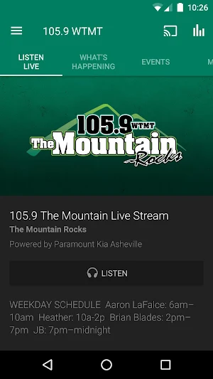 105.9 The Mountain Screenshot 0