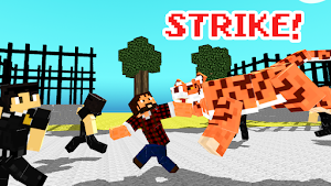 Blocky Wild Park: Tiger Terror Screenshot 1