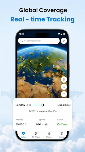 FLITx・Live Flight Tracker Map Screenshot 3