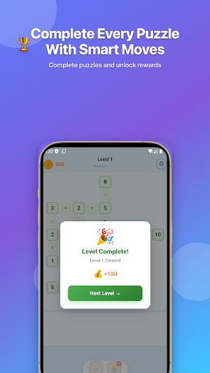 CrossMath: Brain Puzzle Screenshot 3