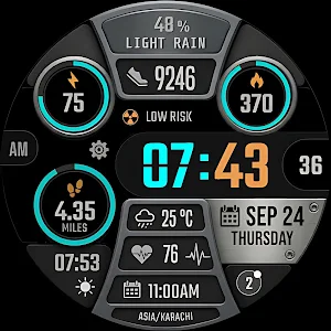Sci Fi Slate Watch Face Screenshot 1