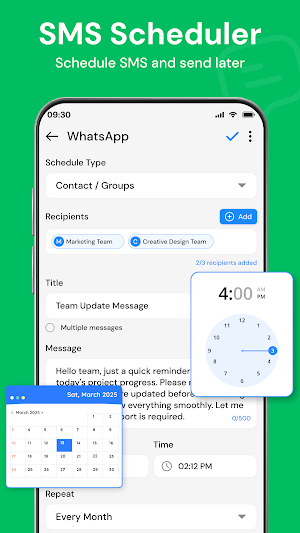 AutoSend: WA Message Scheduler Screenshot 2