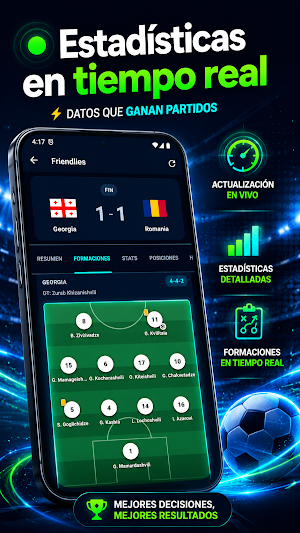 RadioScore: Fútbol en Vivo Screenshot 1