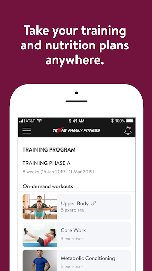 TX Family Fitness Screenshot 2