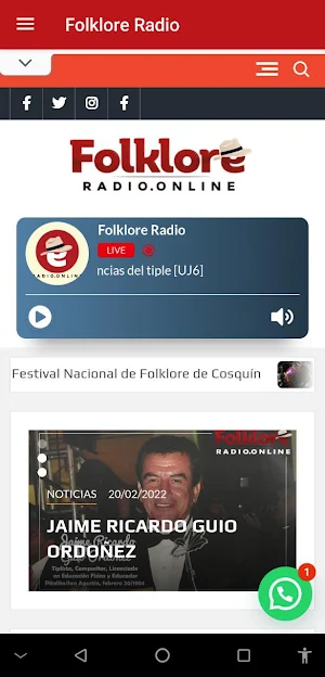 Folklore Radio Screenshot 2