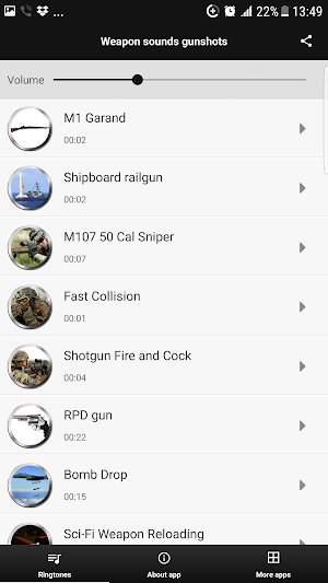 Weapon Sounds Gunshots Screenshot 1