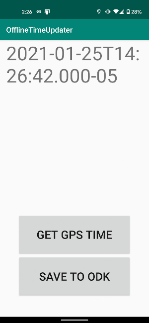 Offline GPS Time Screenshot 3