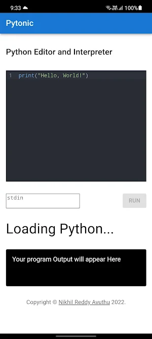 Pytonic - Python 3 Interpreter Screenshot 0