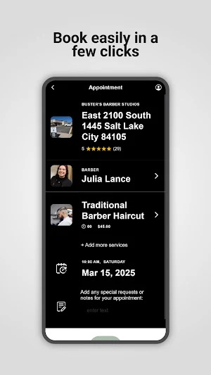 Buster's Barber Studios Screenshot 2