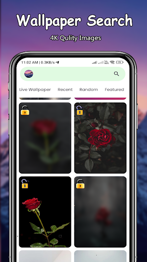 Rose Live Wallpapers PRO Screenshot 2