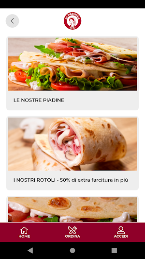 LA Piadineria Screenshot 2