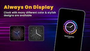 Always on Display Clock Screen Screenshot 3