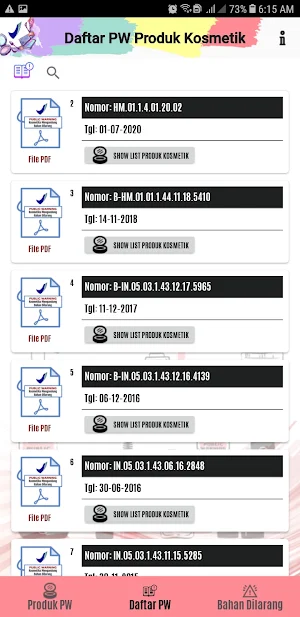 Public Warning Kosmetik BPOM Screenshot 2