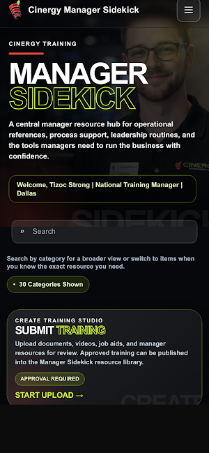 Cinergy Training Screenshot 3