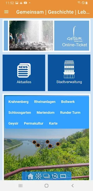 Andernach App Screenshot 1