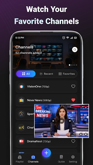Smart & Pro IPTV Player Screenshot 2