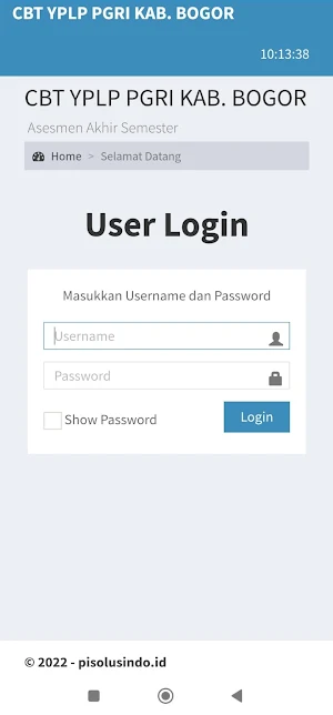 CBT YPLP PGRI KAB. BOGOR Screenshot 1