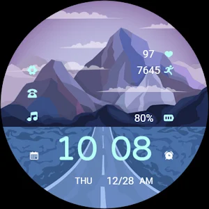 ZKin Watch Mountain Moon Mist Screenshot 2