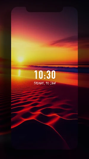 Sunset Sunrise 4K Wallpaper Screenshot 1