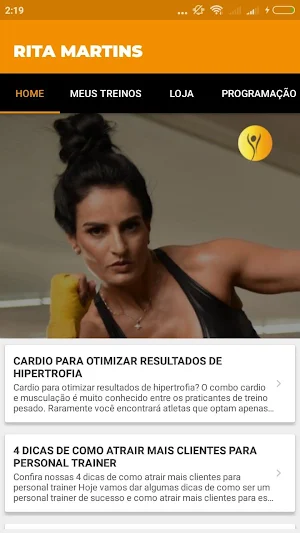 Rita Martins Fitness Screenshot 1