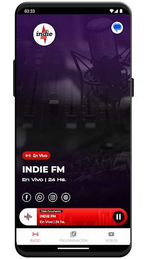 Indie FM Screenshot 1