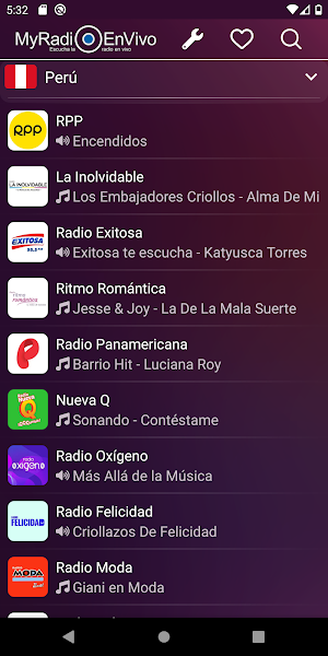 MyRadioEnVivo - PE - Perú Screenshot 0