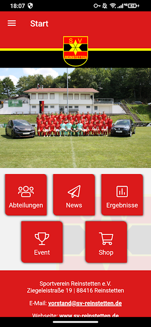 Sportverein Reinstetten Screenshot 1