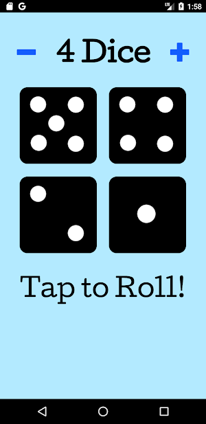 Dice Roll - Roll multiple dice quickly and easily! Screenshot 3